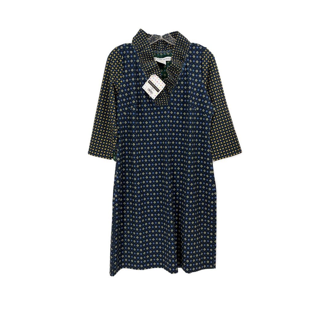 GRETCHEN SCOTT PRINT DRESSES NAVY M