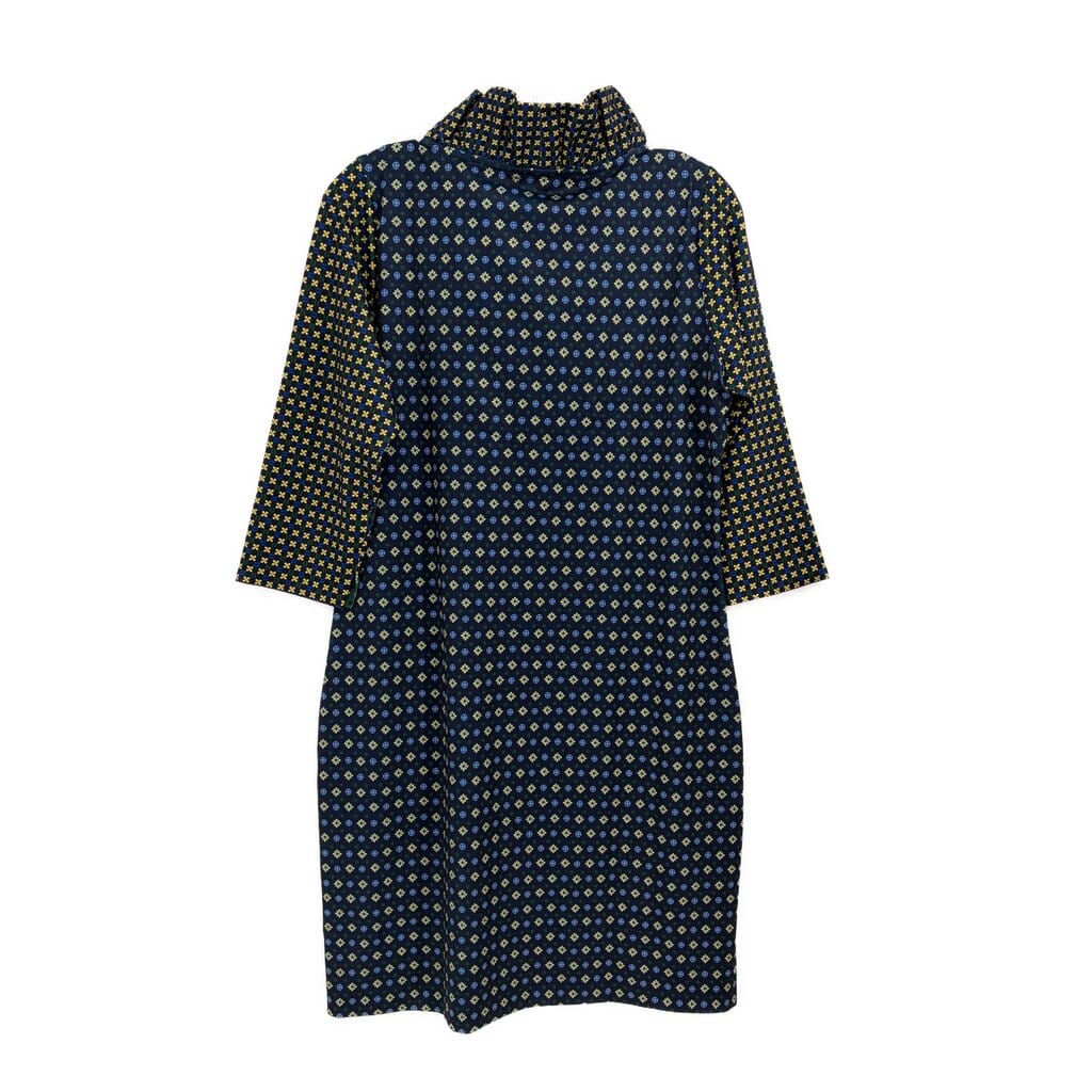 GRETCHEN SCOTT PRINT DRESSES NAVY M