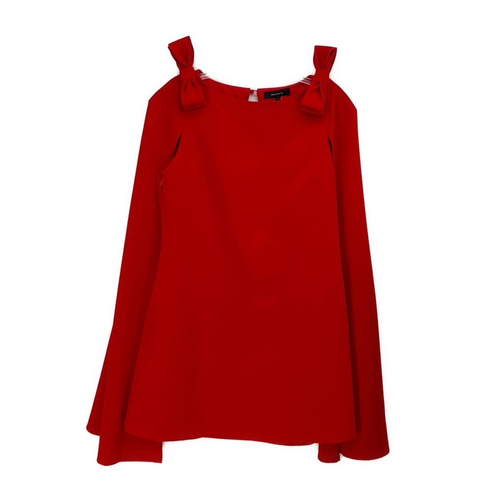 BEULAHSTYLE CAPE DRESSES RED M