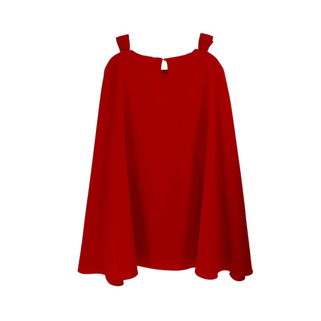 BEULAHSTYLE CAPE DRESSES RED M