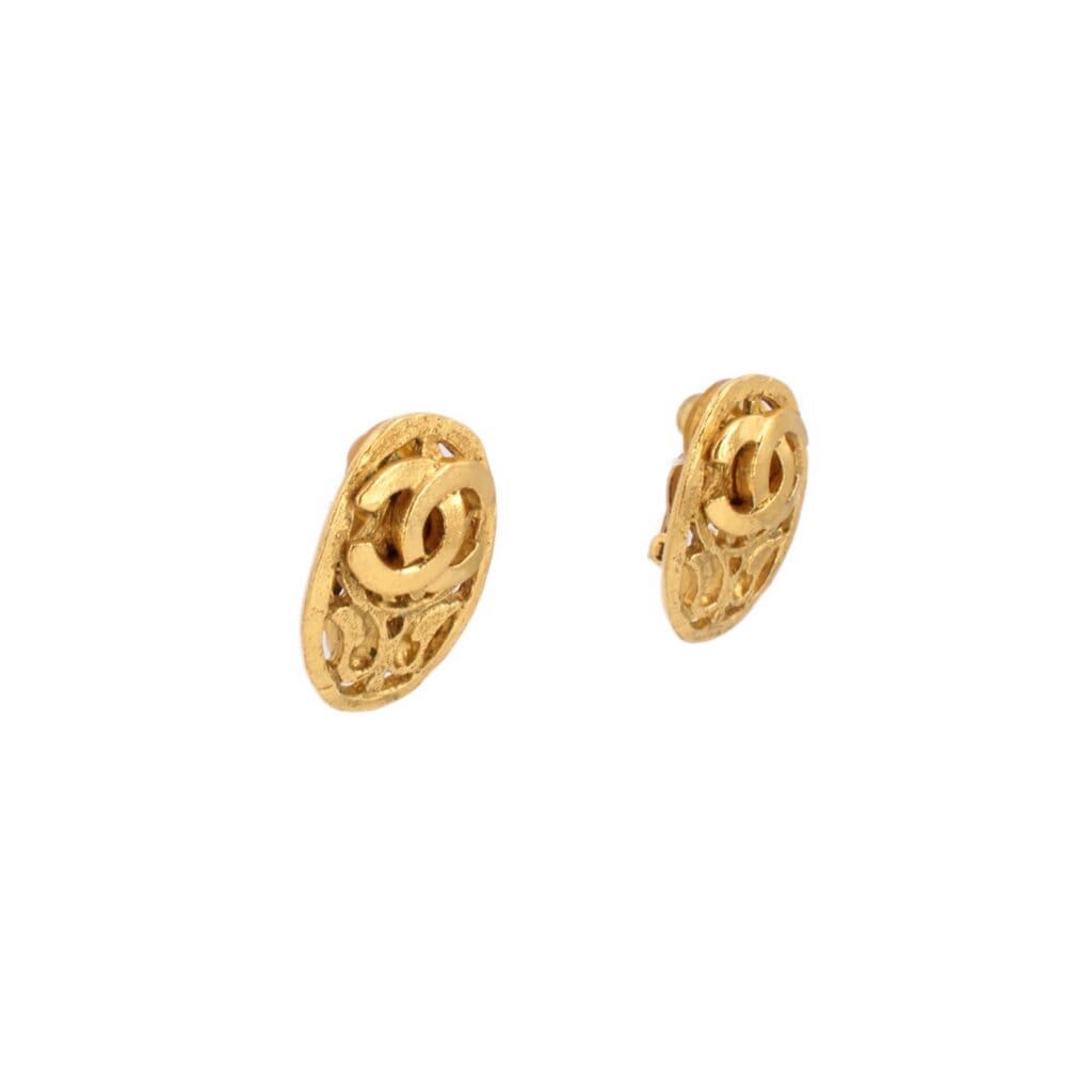 CHANEL VINTAGE CLIP EARRINGS