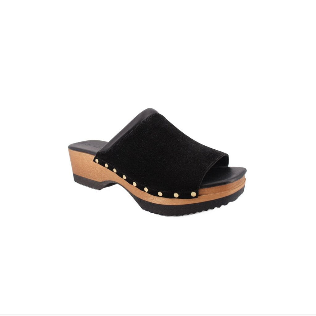 M GEMI SUEDE MULES BLACK 10 US