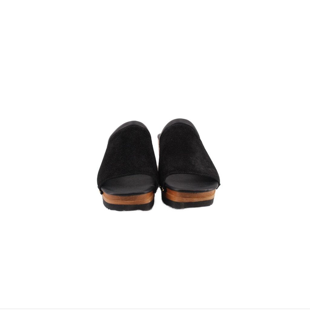 M GEMI SUEDE MULES BLACK 10 US