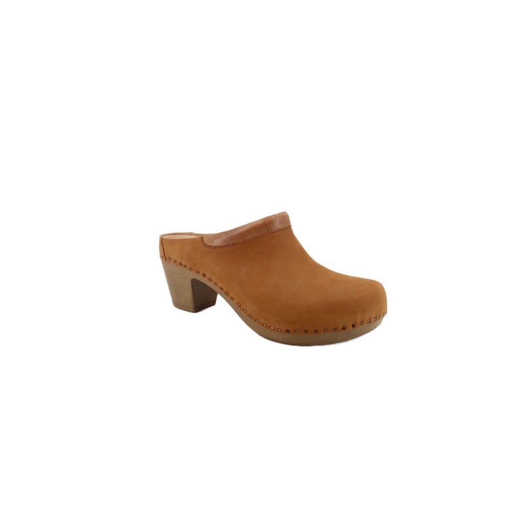 DANSKO LEATHER MULES CAMEL 11 US