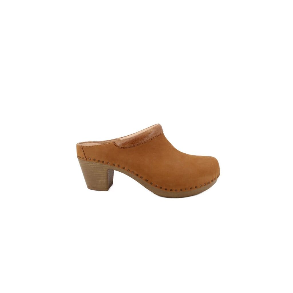 DANSKO LEATHER MULES CAMEL 11 US