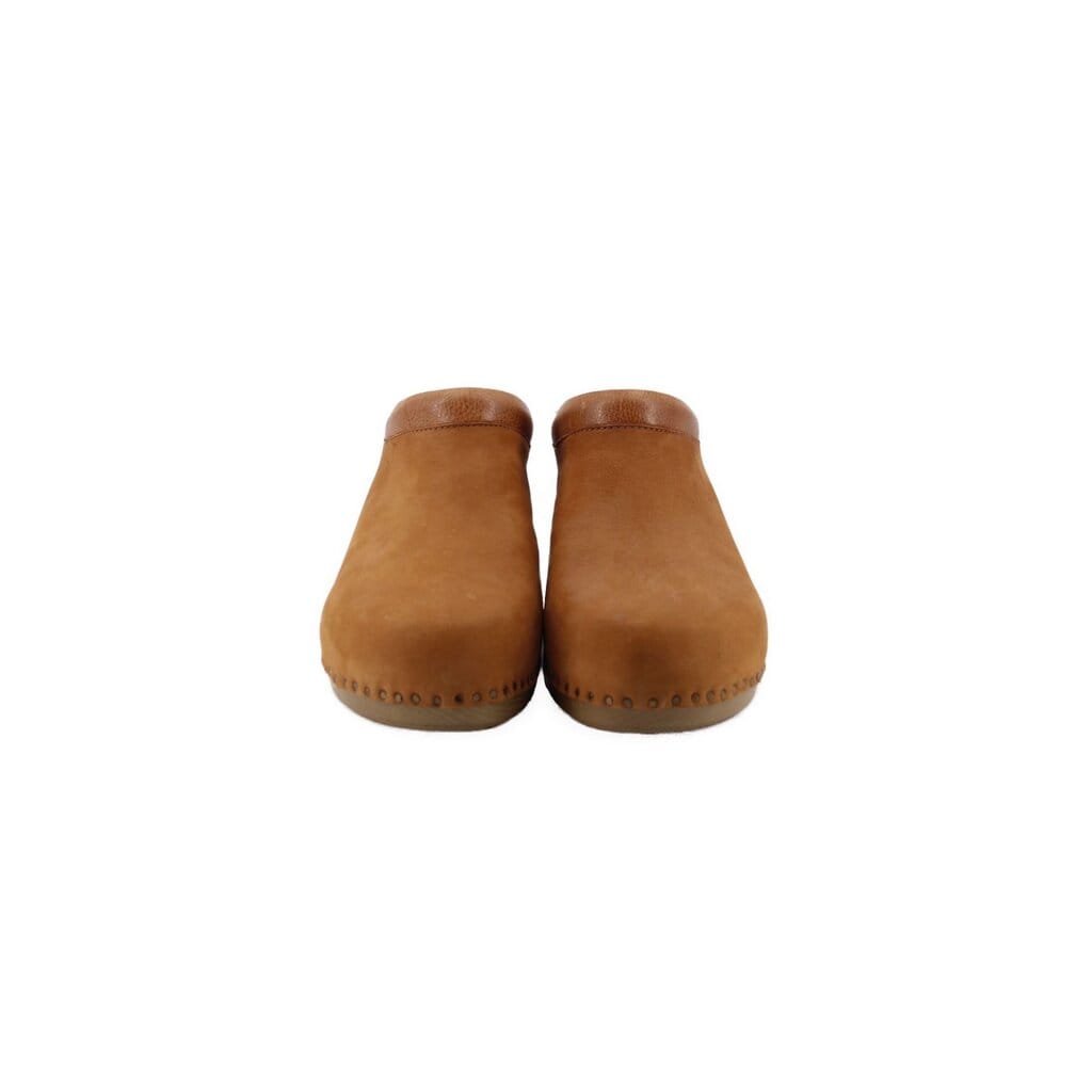 DANSKO LEATHER MULES CAMEL 11 US