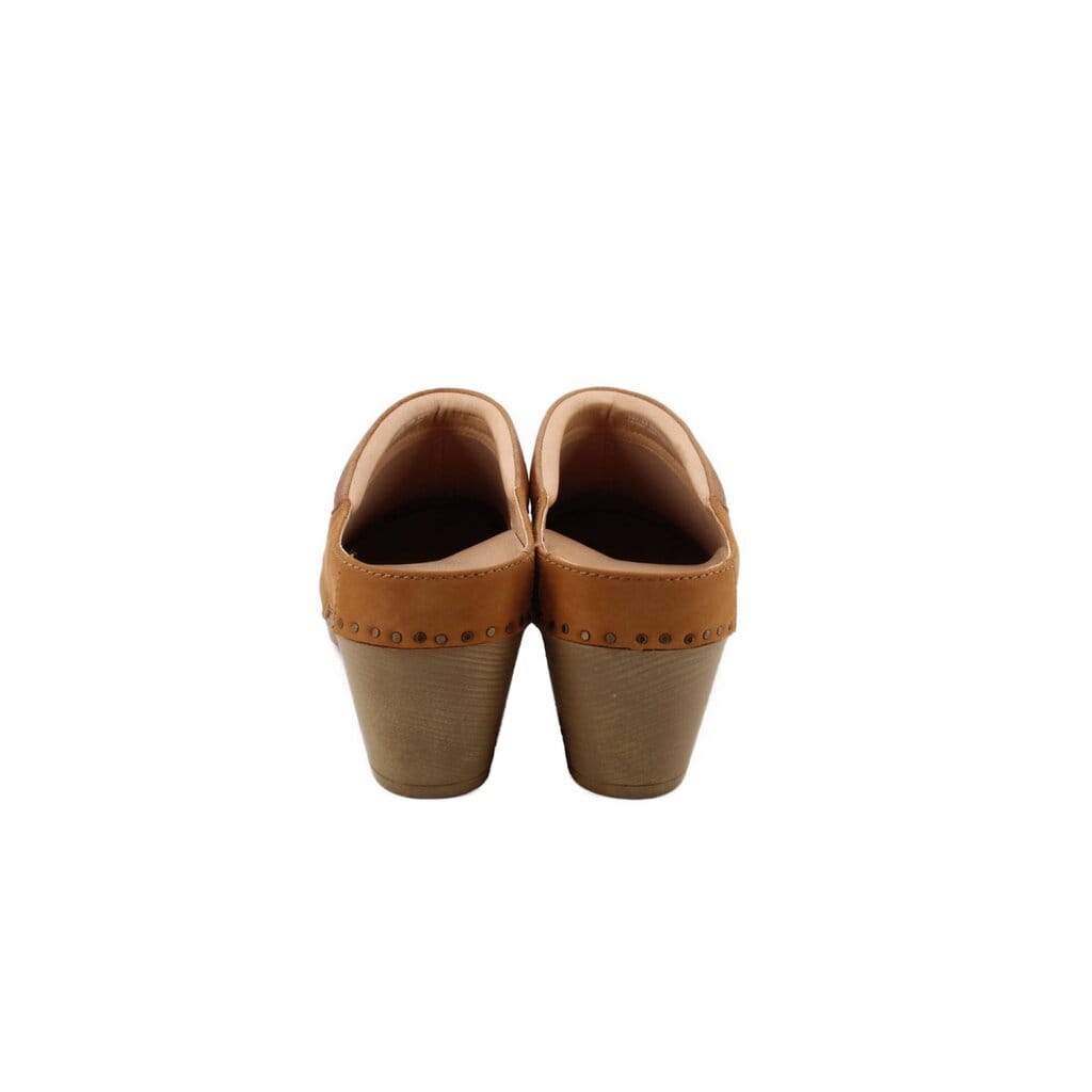 DANSKO LEATHER MULES CAMEL 11 US