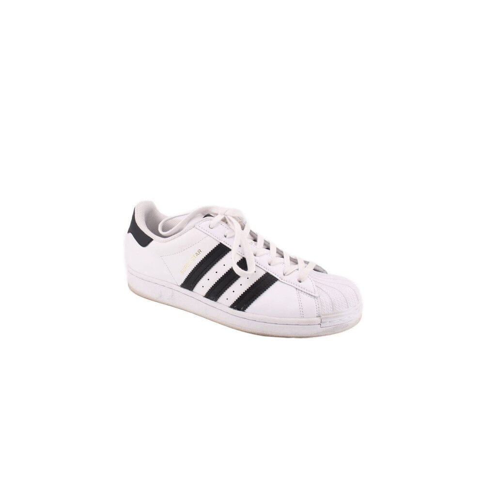 ADIDAS WOMEN'S SUPERSTAR LEATHER SNEAKERS WHITE 9.5 US