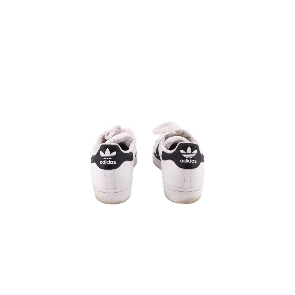 ADIDAS WOMEN'S SUPERSTAR LEATHER SNEAKERS WHITE 9.5 US