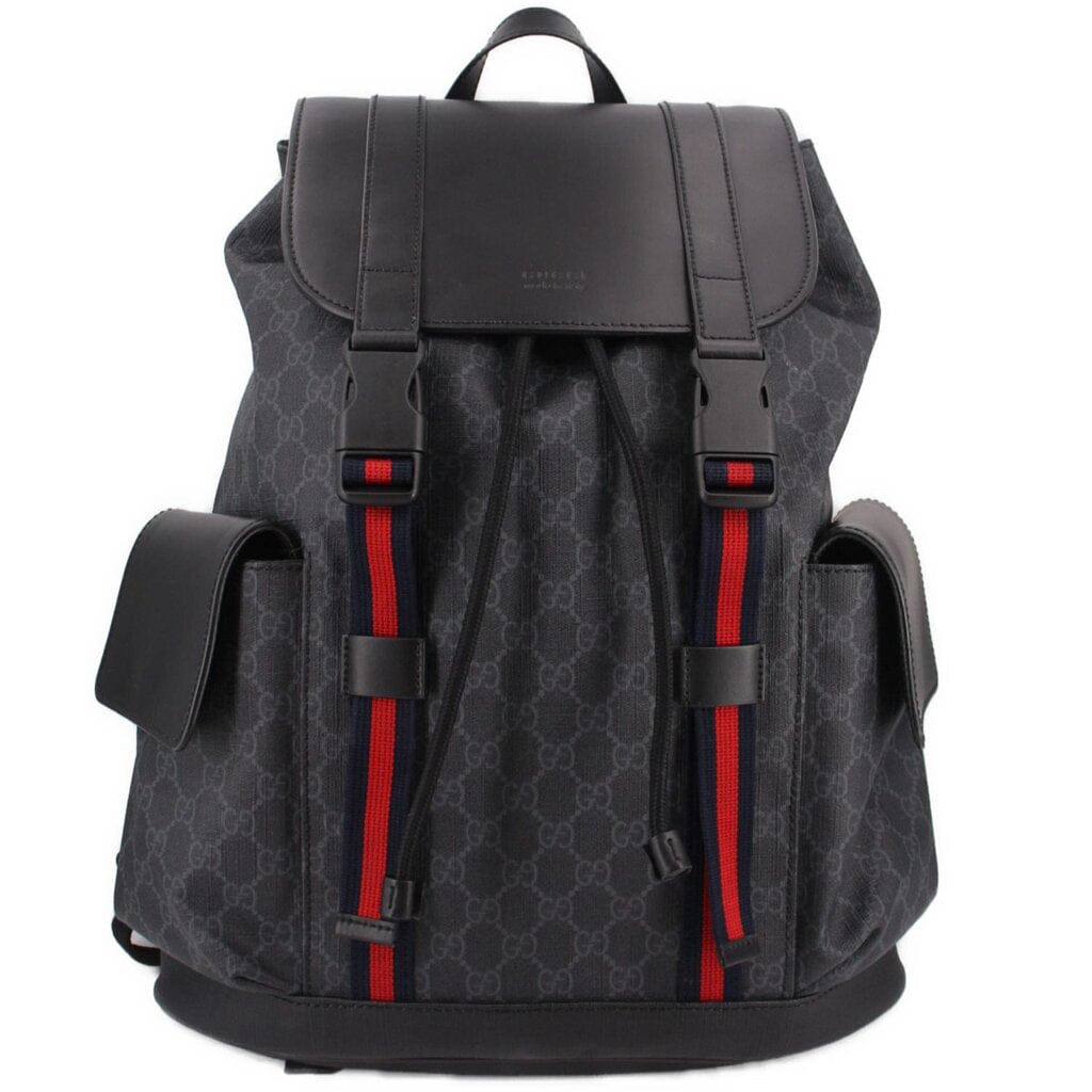 GUCCI GG SOFT BACKPACKS BLACK