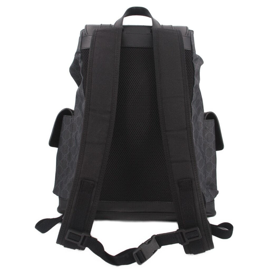 GUCCI GG SOFT BACKPACKS BLACK