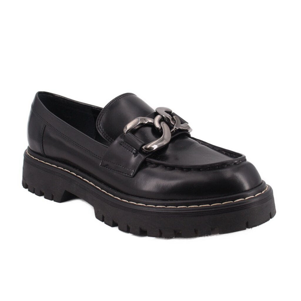 MARC FISHER PLATFORM LOAFERS BLACK 8.5 US