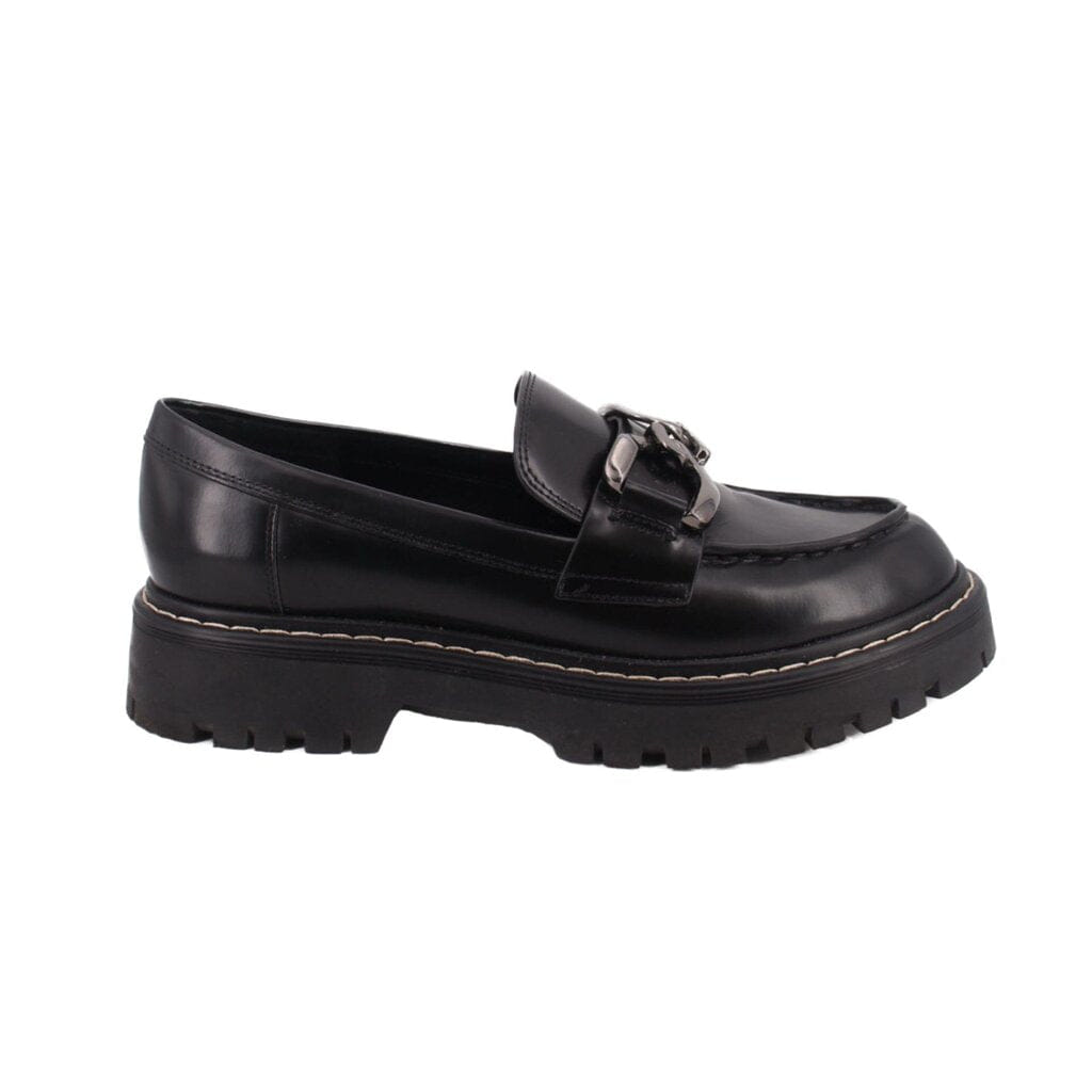 MARC FISHER PLATFORM LOAFERS BLACK 8.5 US