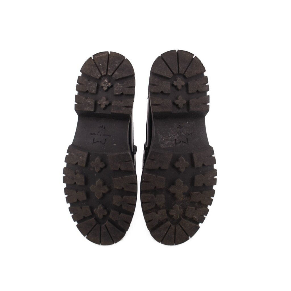 MARC FISHER PLATFORM LOAFERS BLACK 8.5 US