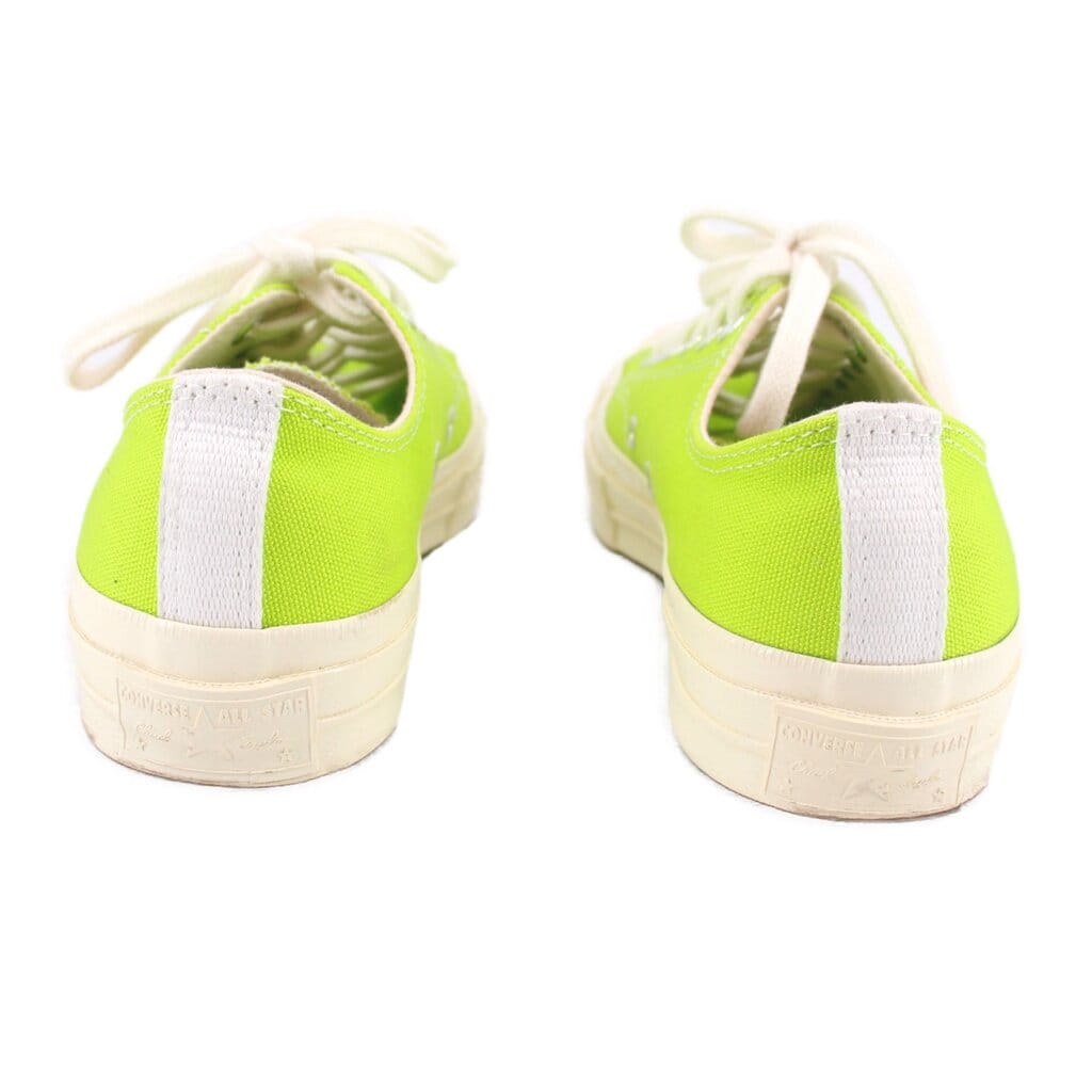 CONVERSE COMME DES GARCONS SNEAKERS GREEN 7.5 US