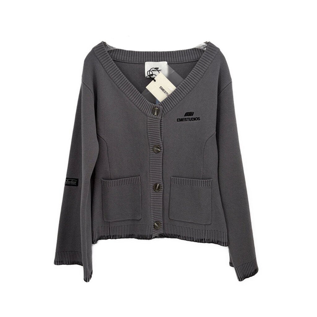 EMESTUDIOS KNIT CARDIGANS GRAY S