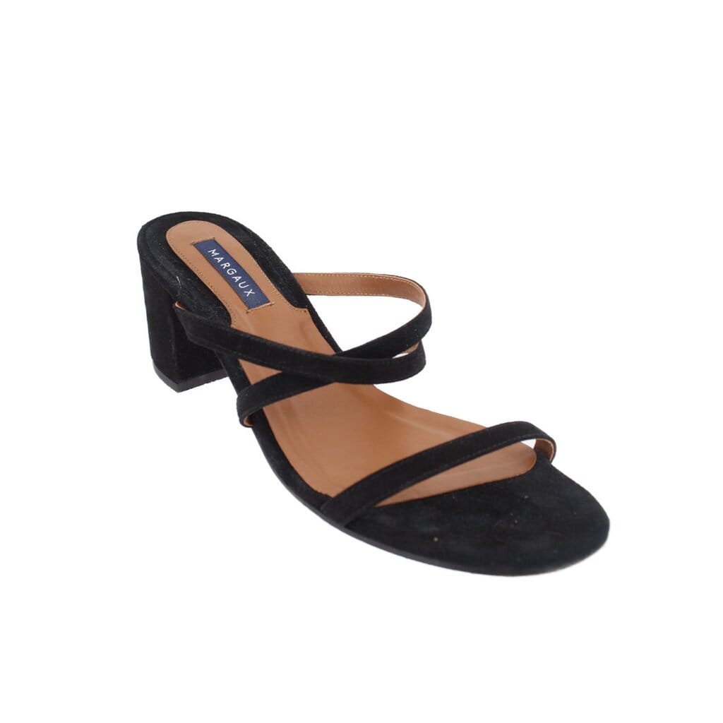 MARGAUX STRAPPY HEELS BLACK 9.5 US