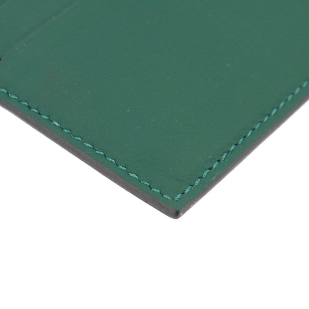 HERMES CARD CASE WALLETS GREEN