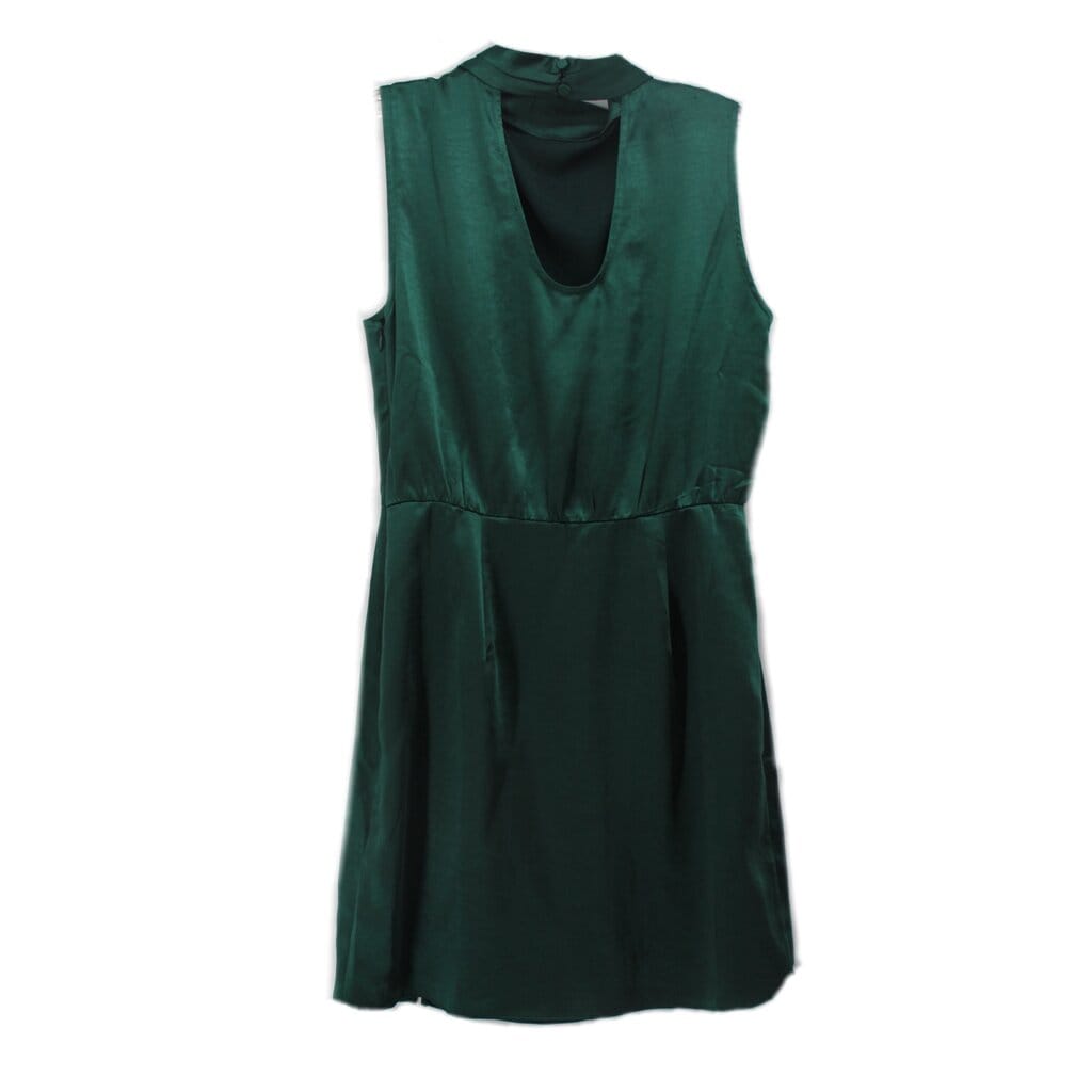 GREYLIN SATIN DRESSES GREEN M