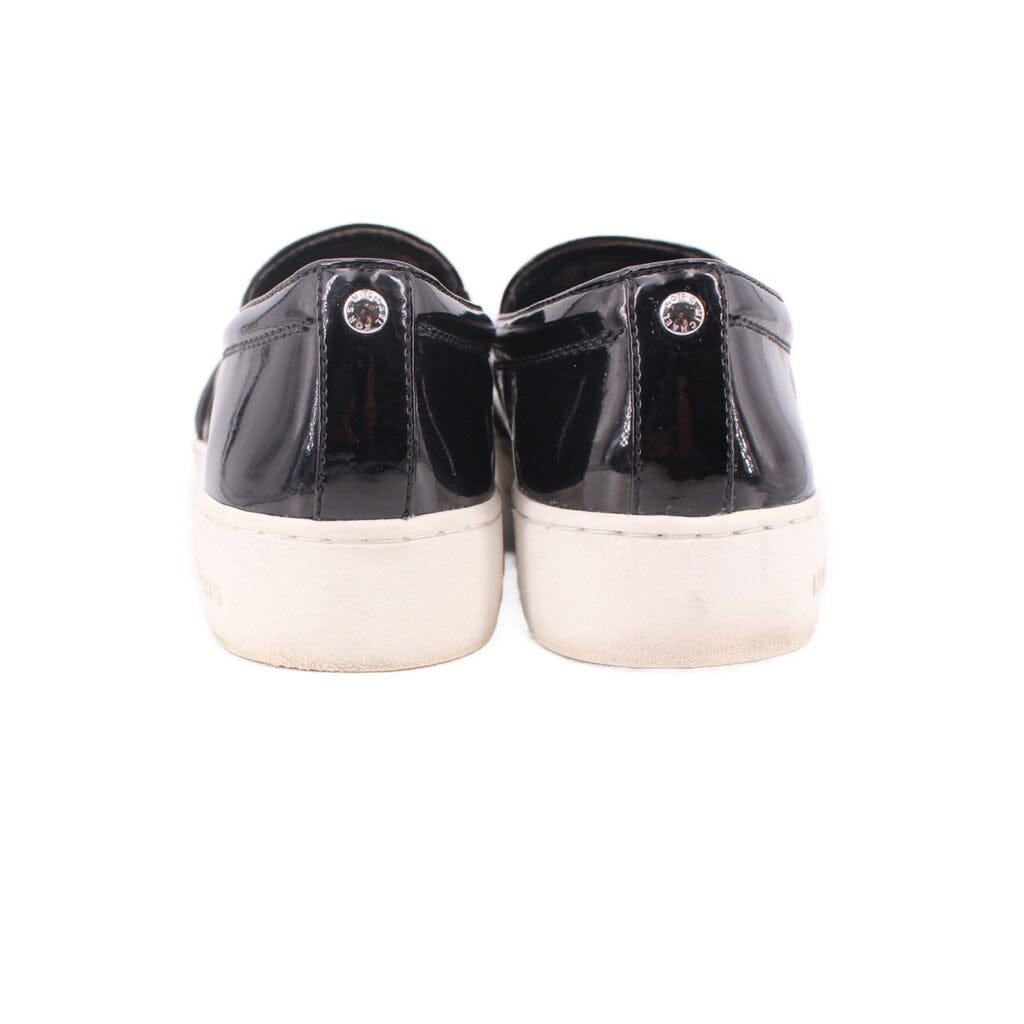 MICHAEL KORS PATENT SNEAKERS BLACK 9.5 US