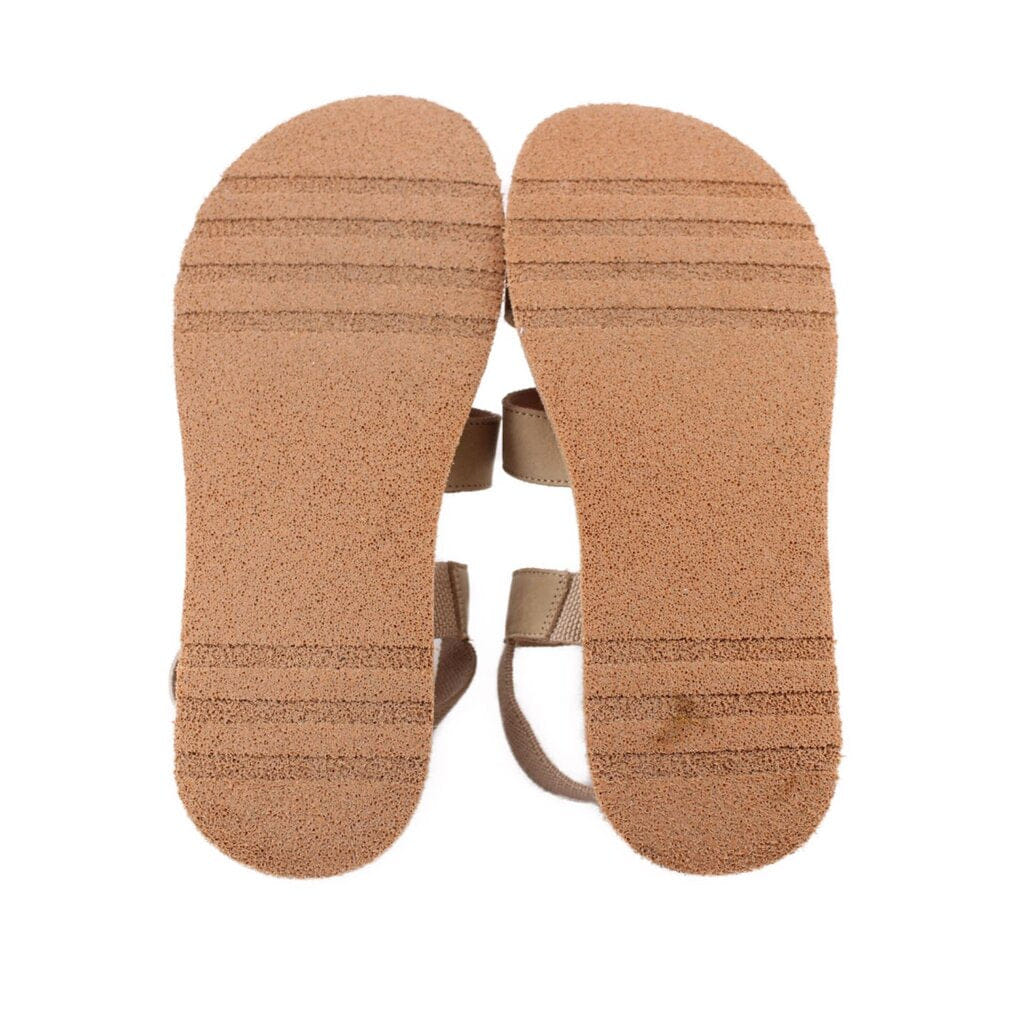 BLONDO PLATFORM SANDALS BEIGE 8.5 US