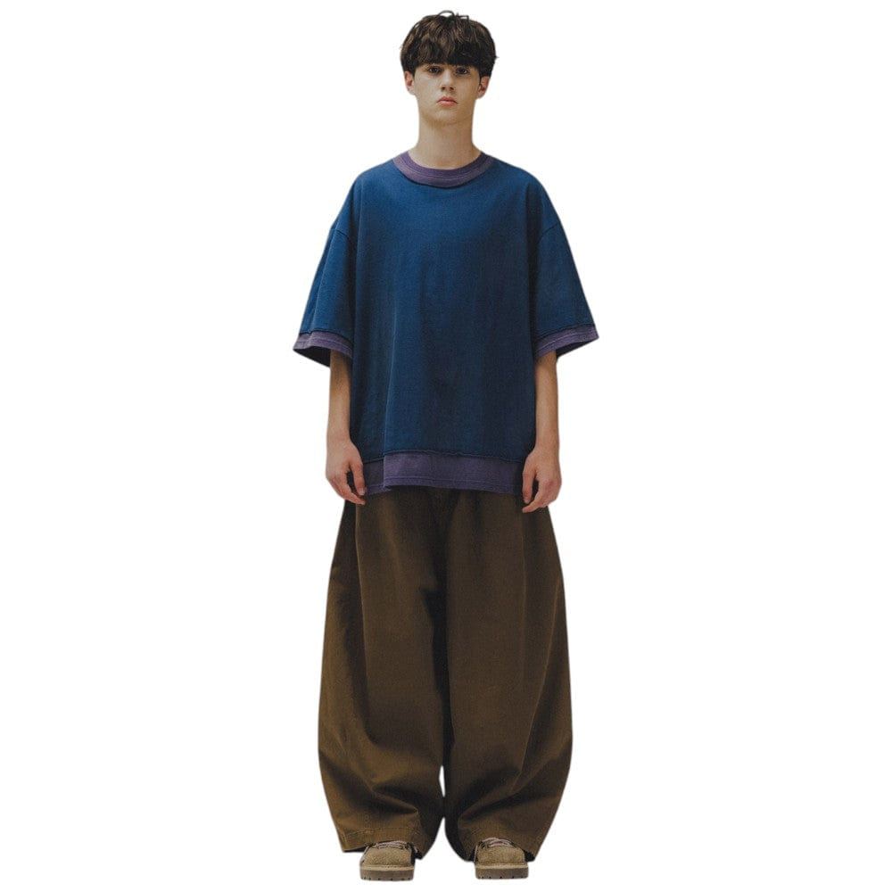 ANGLAN Double Layer Washed Tee