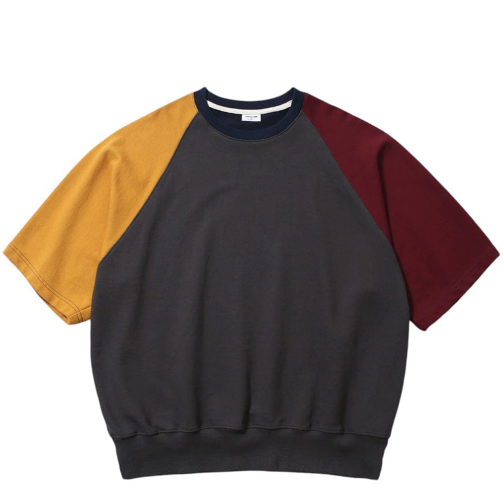ANGLAN Palette Raglan Half Sweat Shirt