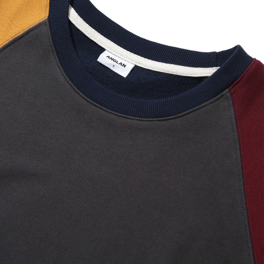 ANGLAN Palette Raglan Half Sweat Shirt