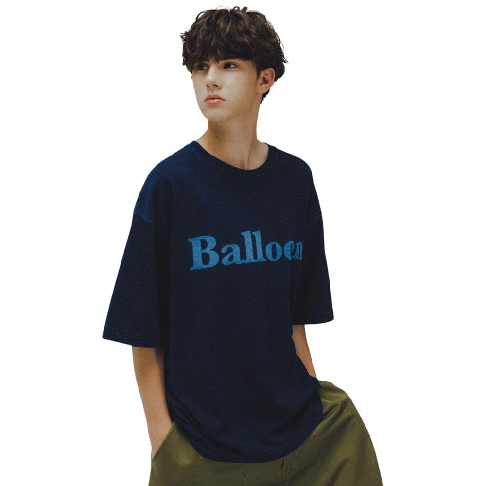 ANGLAN Balloon Denim Tee