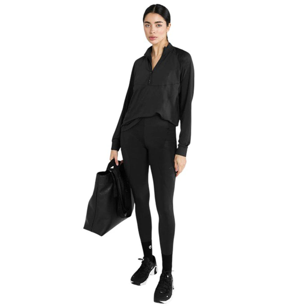 AZTEC DIAMOND BLACK LONG SLEEVE MESH SHIRT