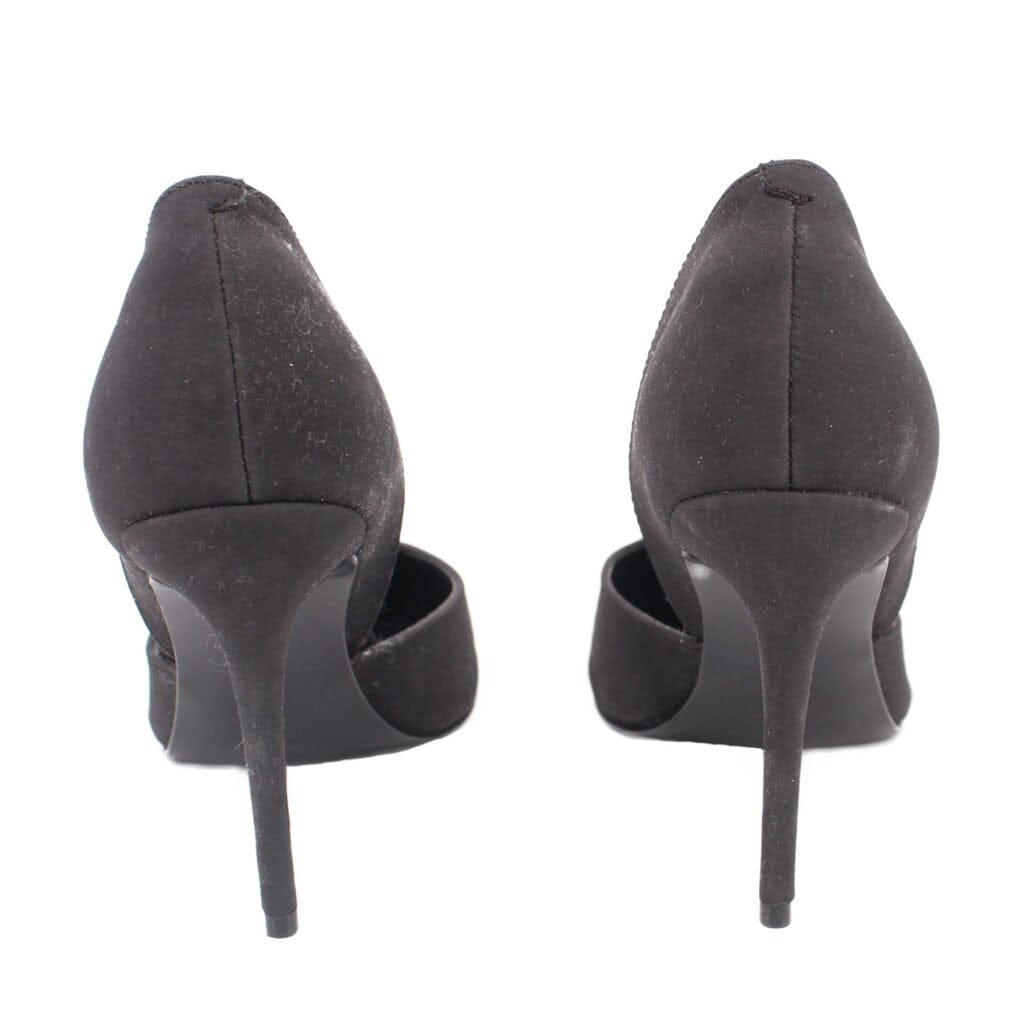 MARC FISHER FABRIC HEELS BLACK 8 US