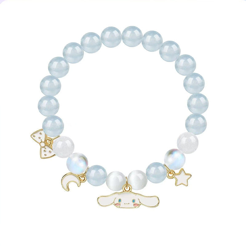 sanrio Authentic Cinnamoroll Blue Crystal Bracelet