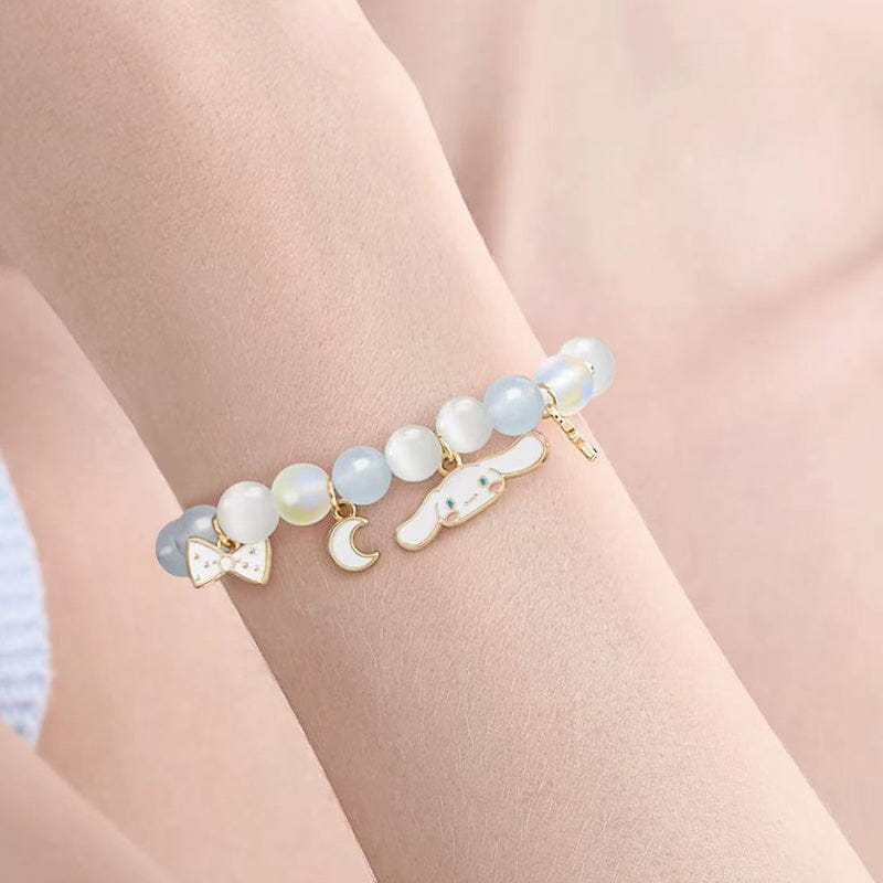 sanrio Authentic Cinnamoroll Blue Crystal Bracelet