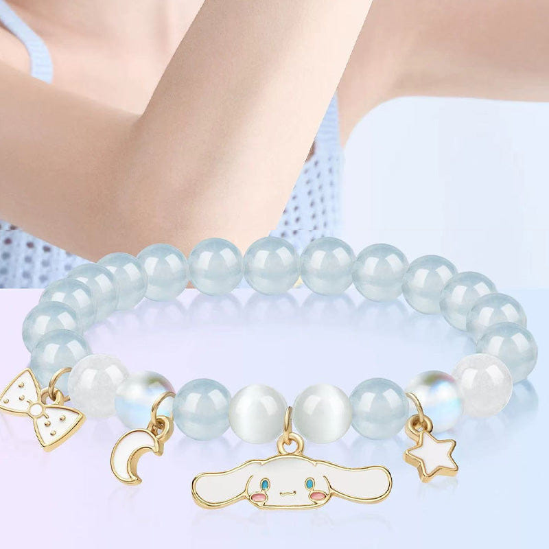 sanrio Authentic Cinnamoroll Blue Crystal Bracelet