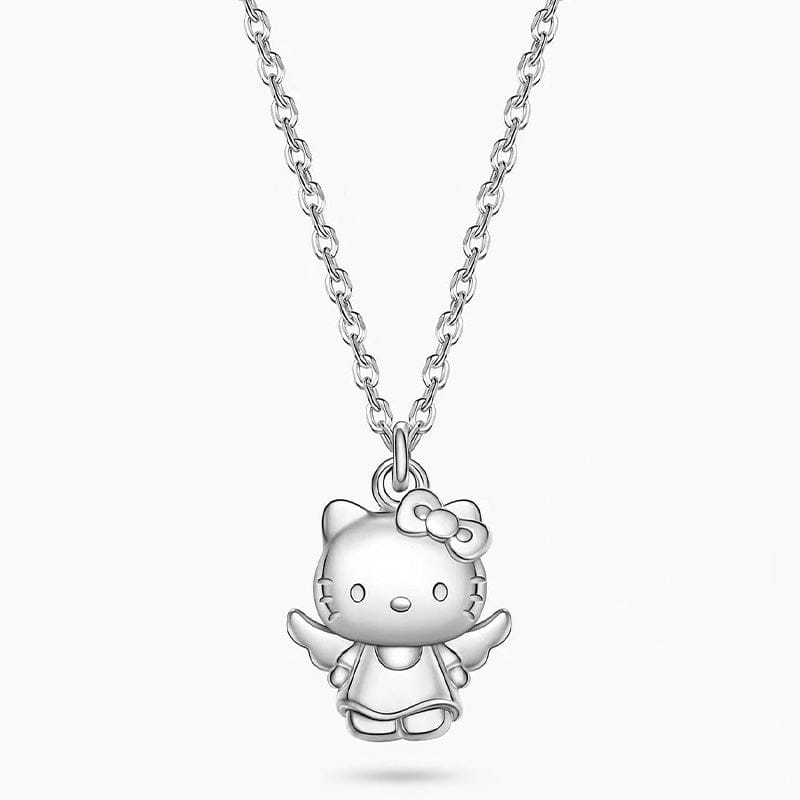 sanrio Authentic Hello Kitty 925 Sterling Silver Necklace