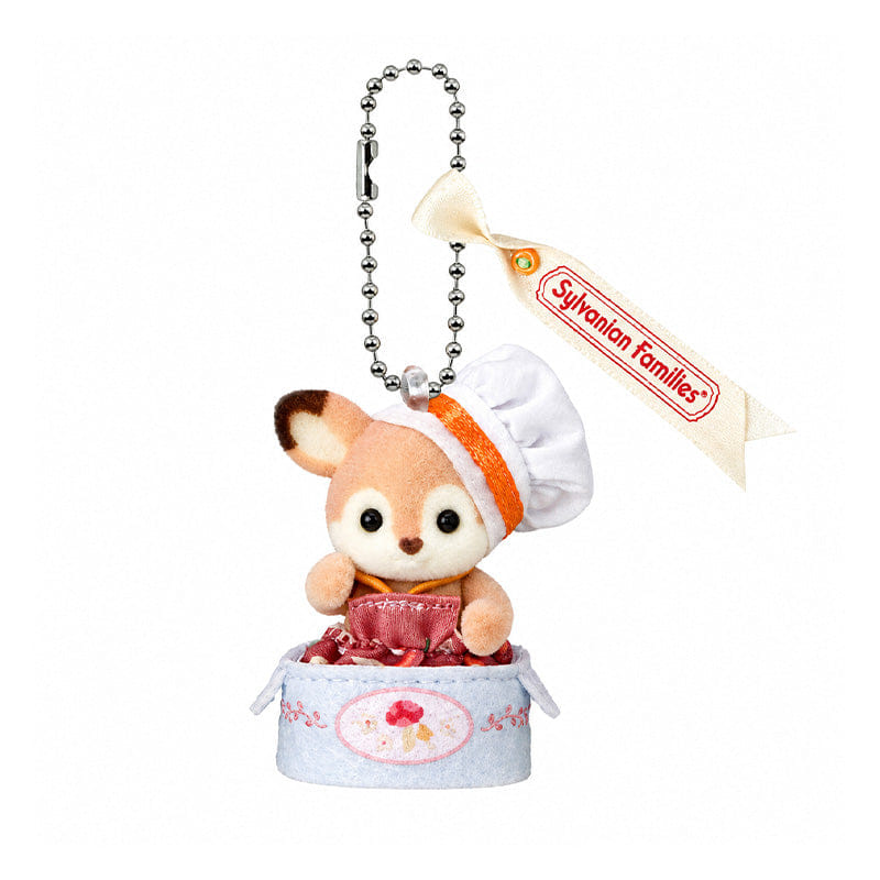 Sylvanian Families Baby Deer Warm Soup Keychain
