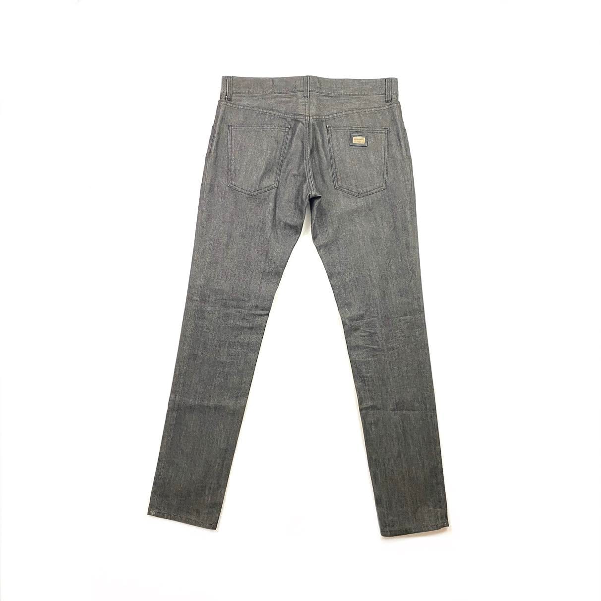 Dolce & Gabbana Black Straight Leg Jeans - Size 48