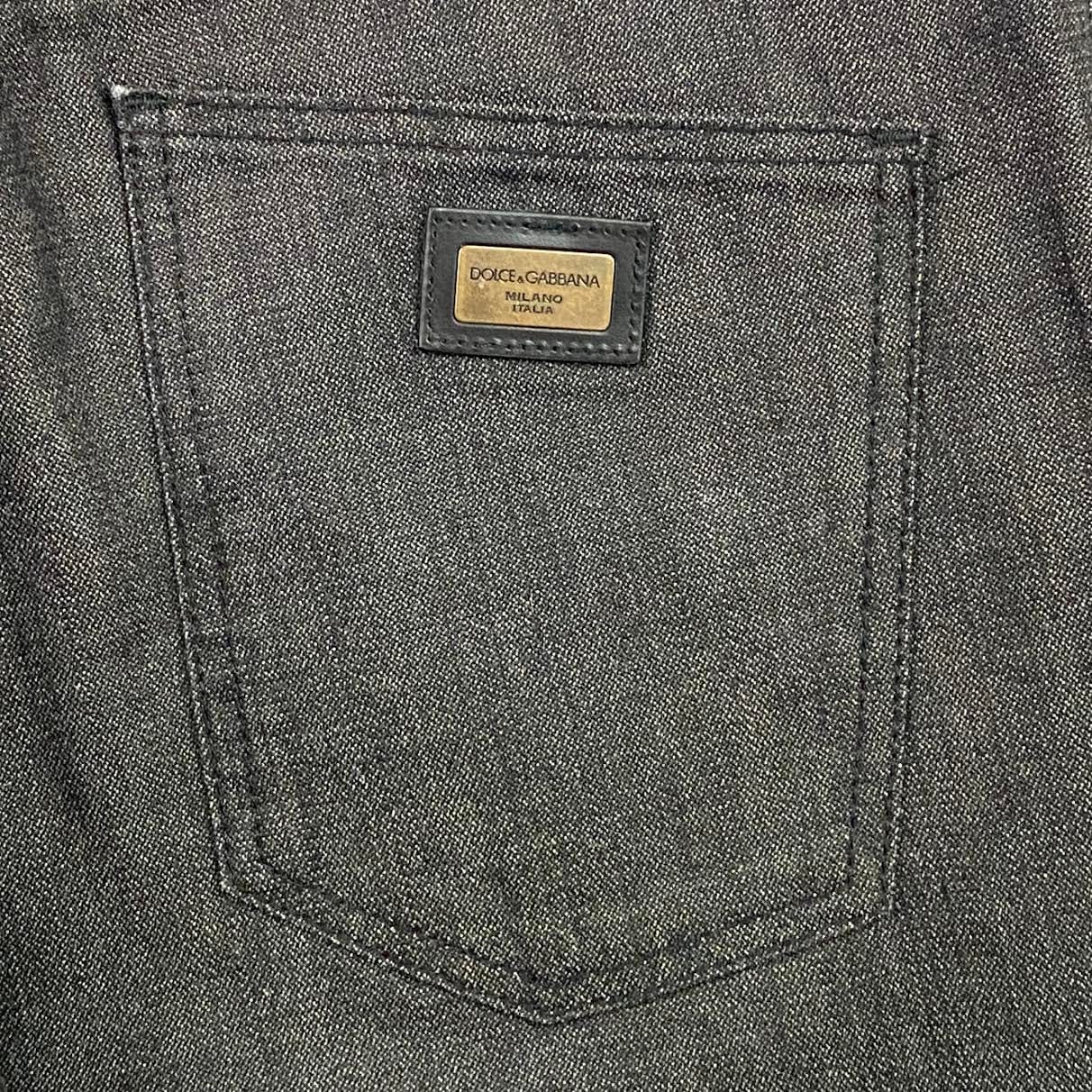 Dolce & Gabbana Black Straight Leg Jeans - Size 48