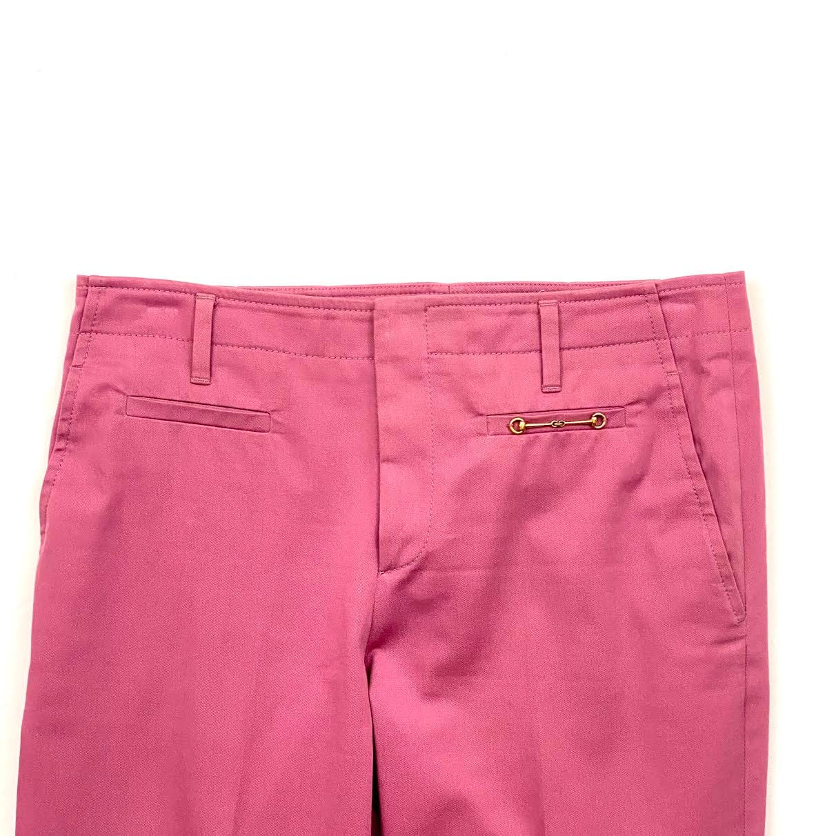 Gucci Horsebit Mid-Rise Pants - Size 40