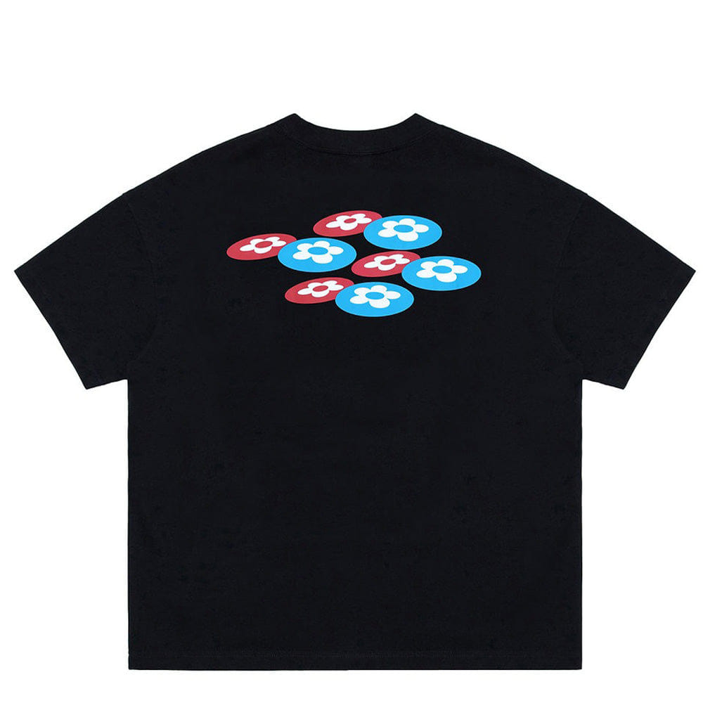 VANDY THE PINK TWO FLOWER TEE