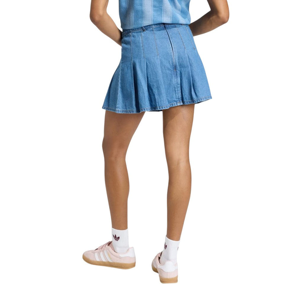 adidas Originals DENIM PLEATED SKIRT
