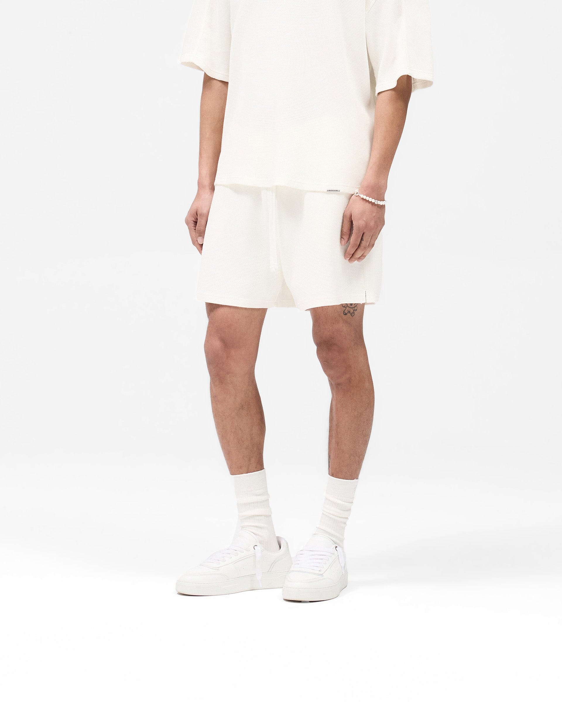 SS25 Waffle Shorts - White