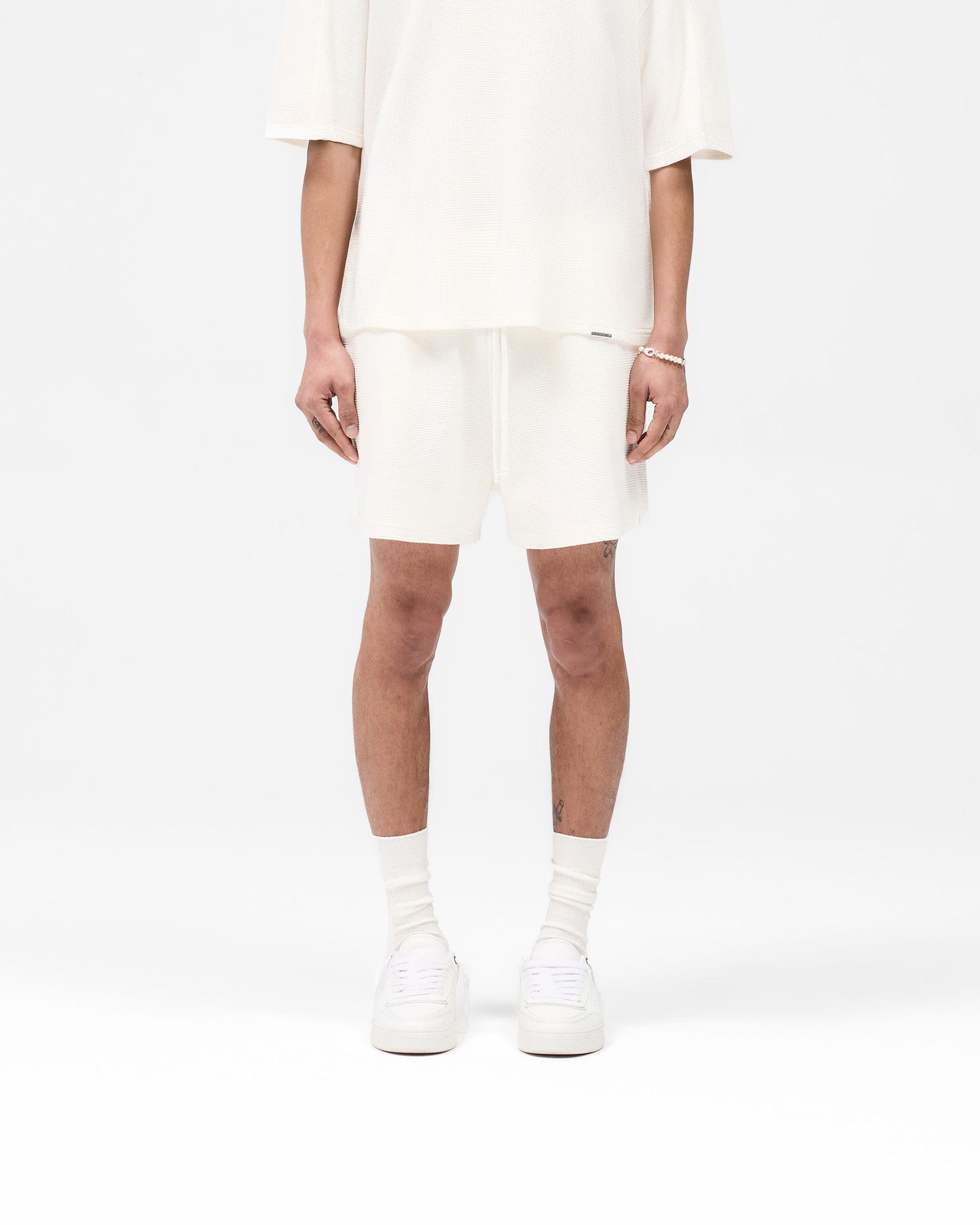 SS25 Waffle Shorts - White