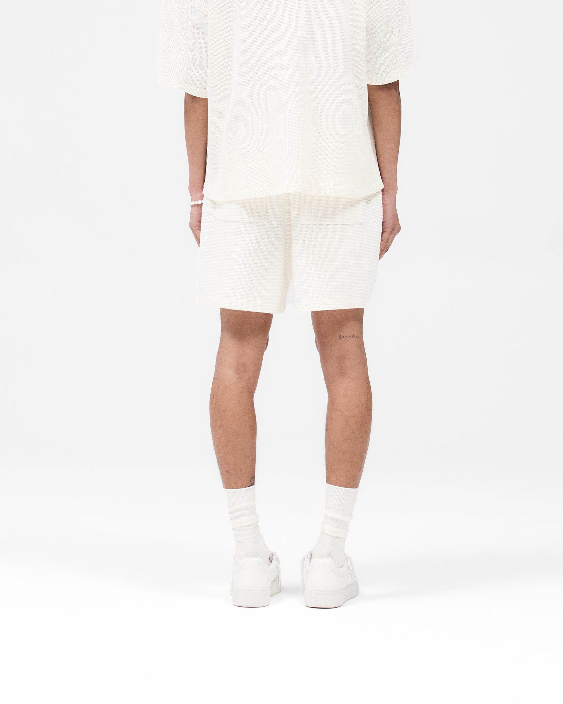 SS25 Waffle Shorts - White
