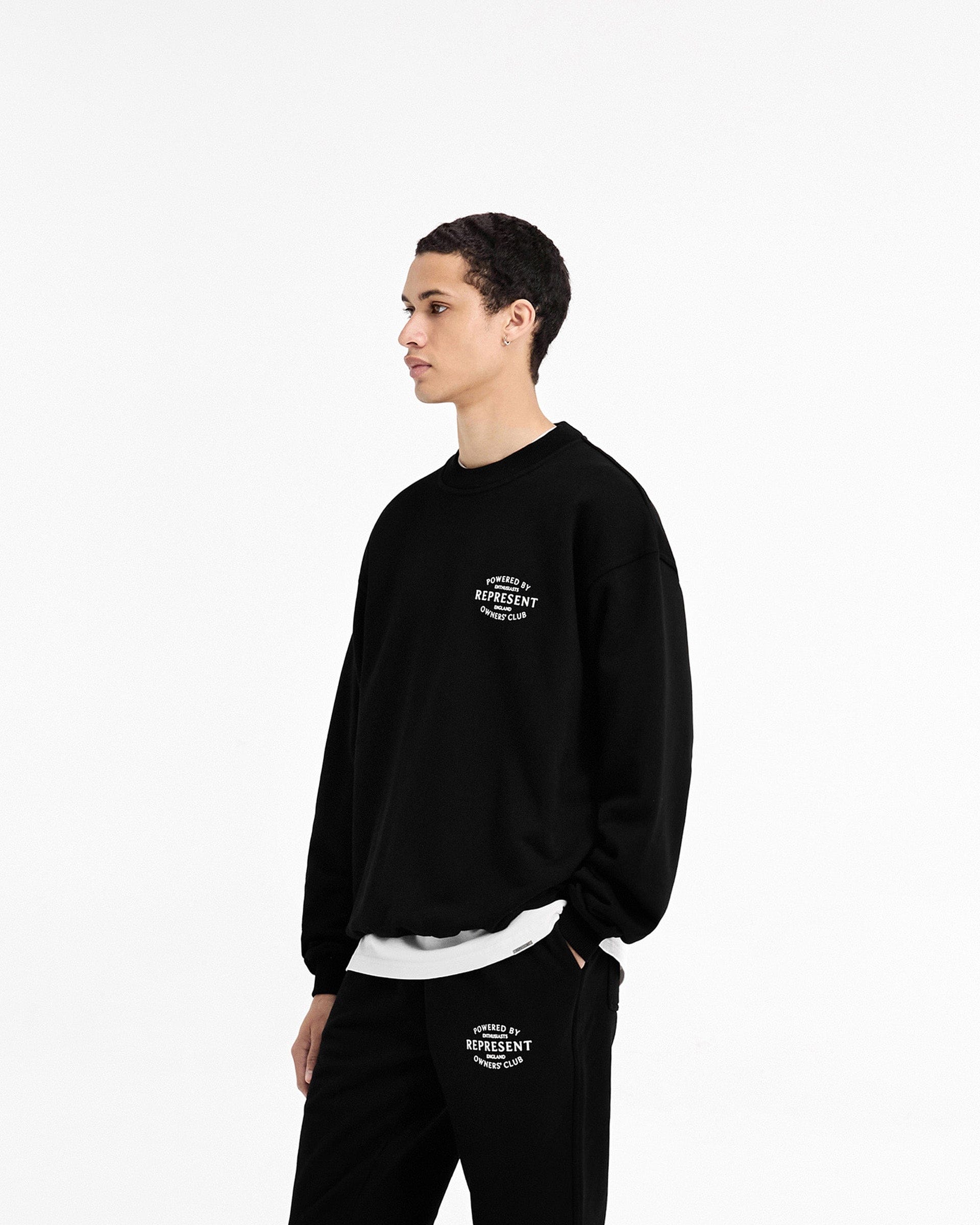 Owners Club Represent Owners Club Stamp Sweater - Jet Black