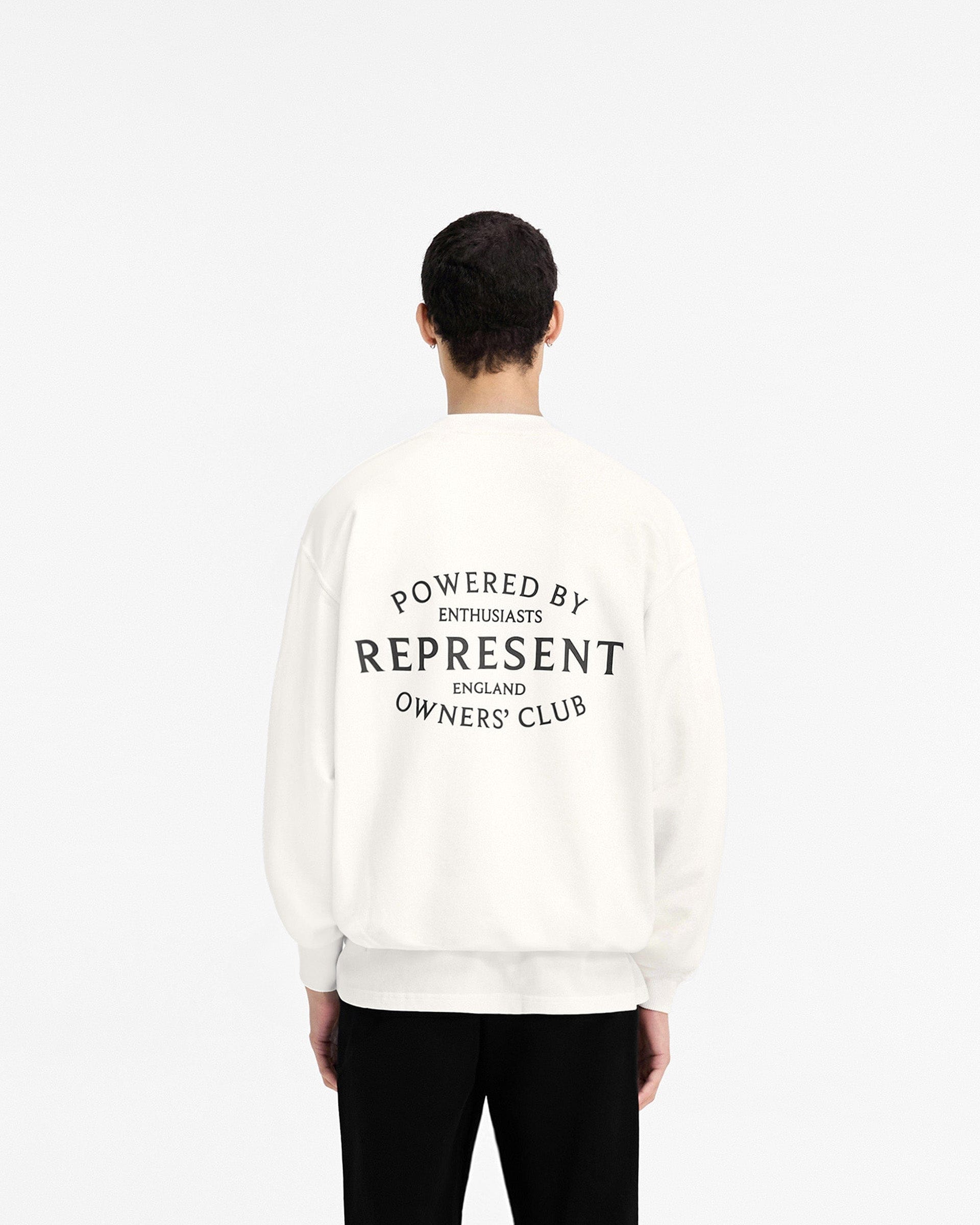 Owners Club Represent Owners Club Stamp Sweater - Flat White