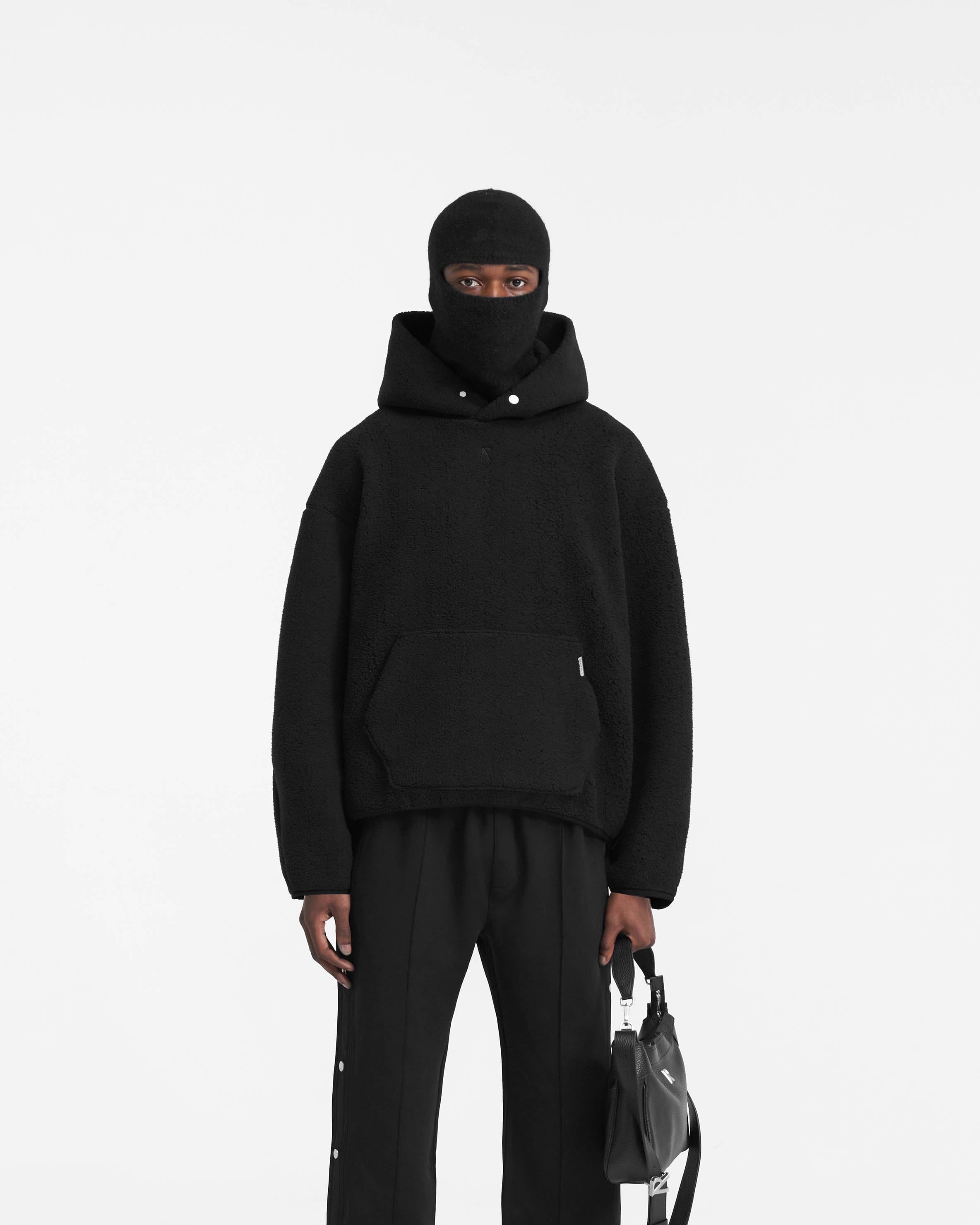 PRE SS24 Fleece Oversized Hoodie - Black