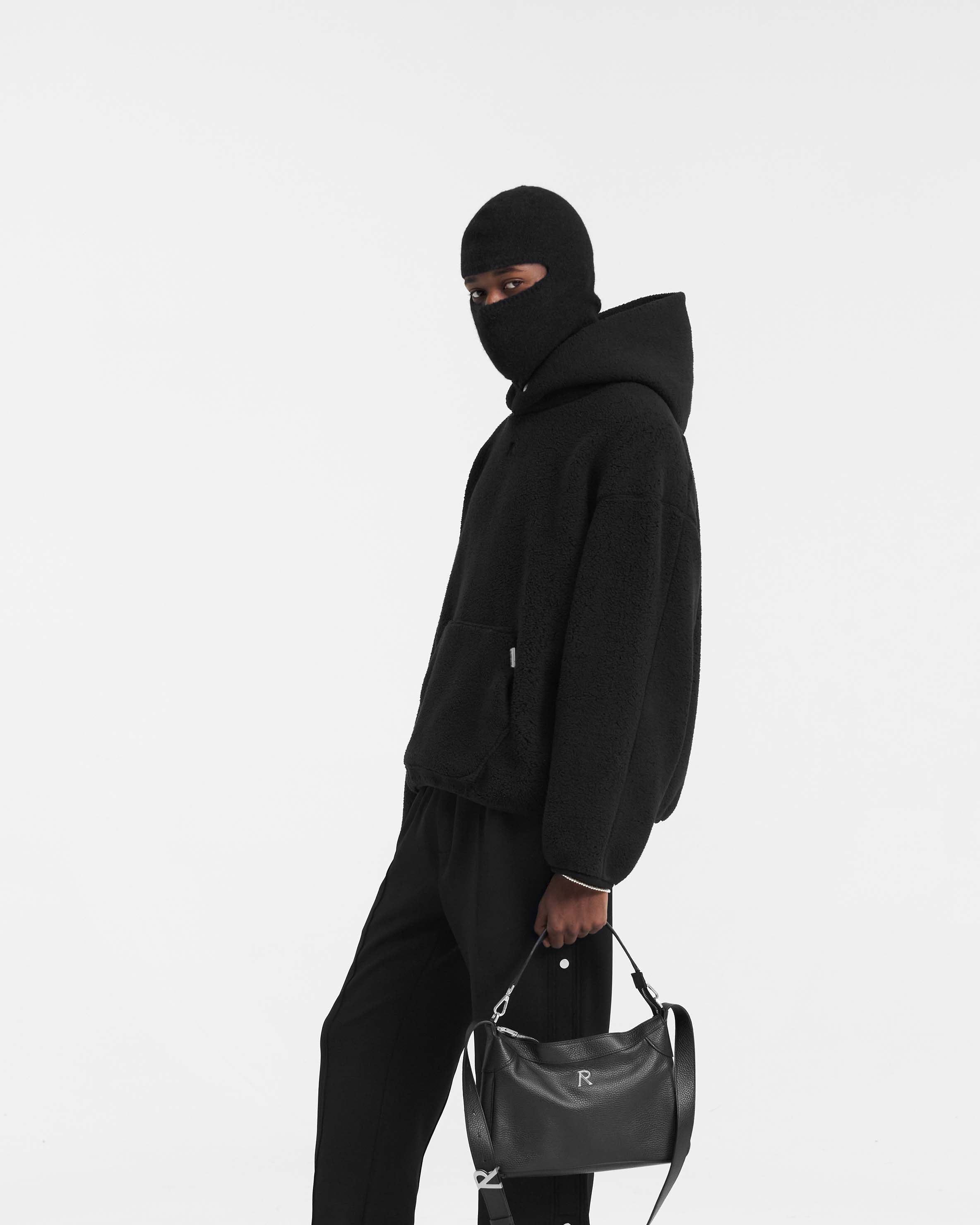 PRE SS24 Fleece Oversized Hoodie - Black