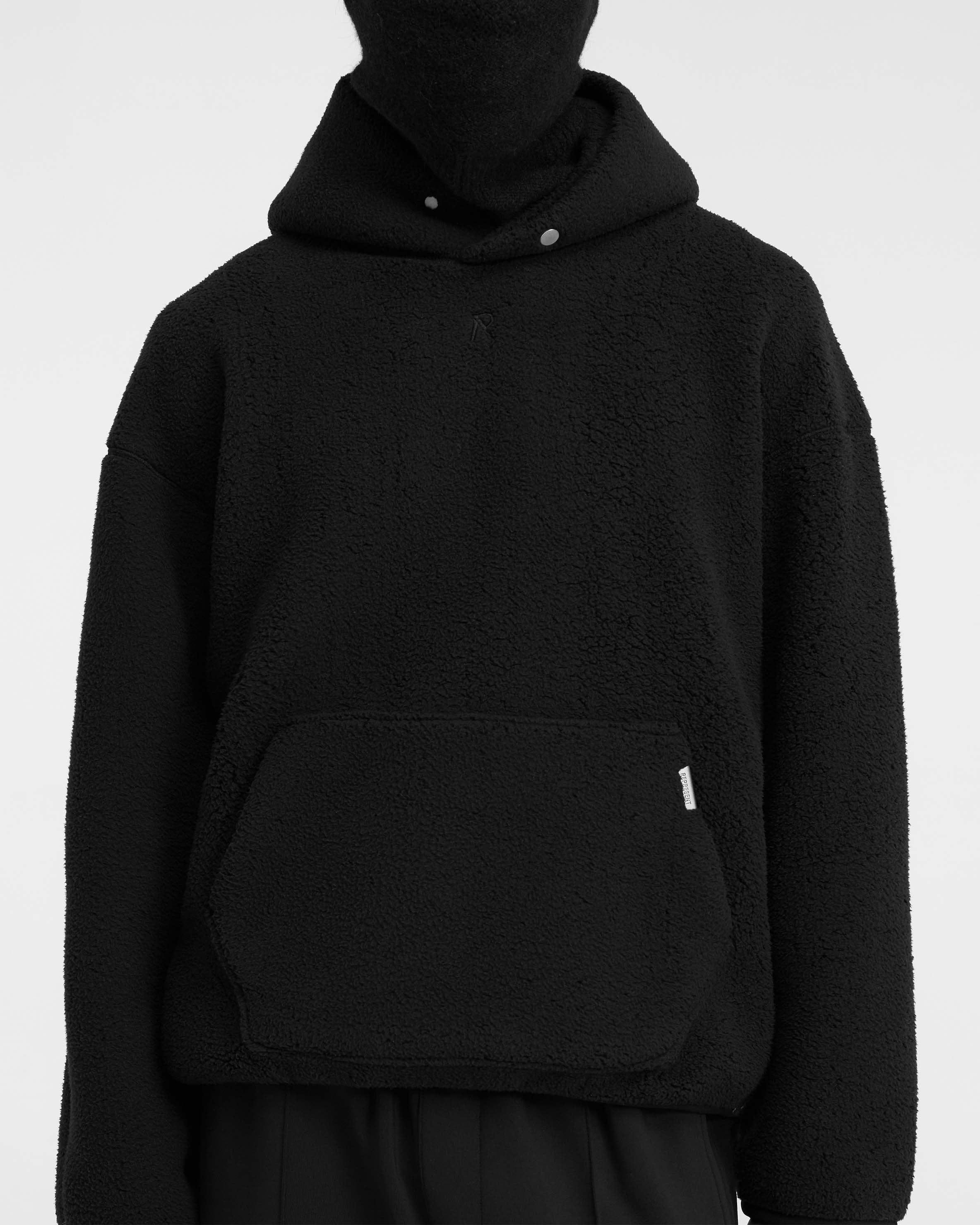 PRE SS24 Fleece Oversized Hoodie - Black