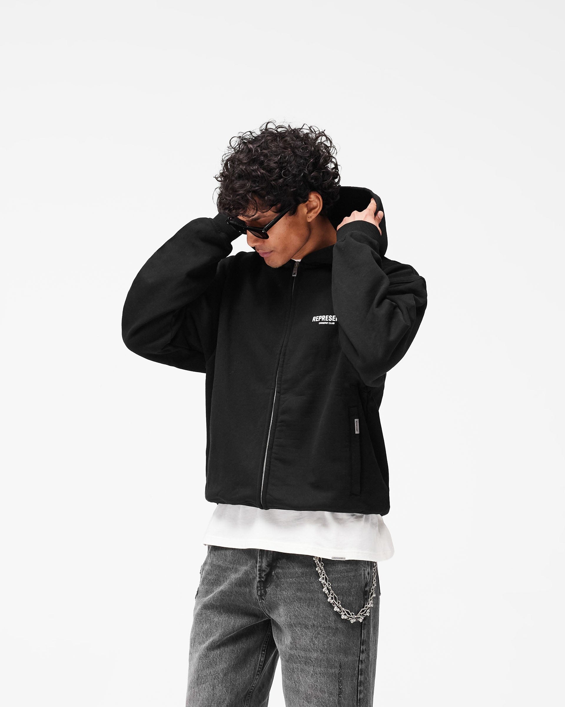 Owners Club Represent Owners Club Zip Hoodie - Black